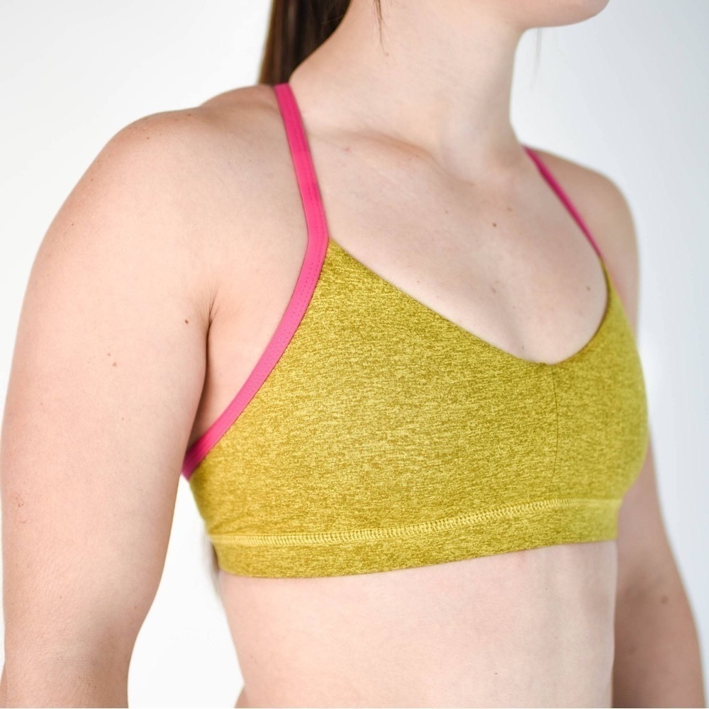 Fleo‎ Reinette Sports Bra Bronze Bamboo + Cabaret Straps Small